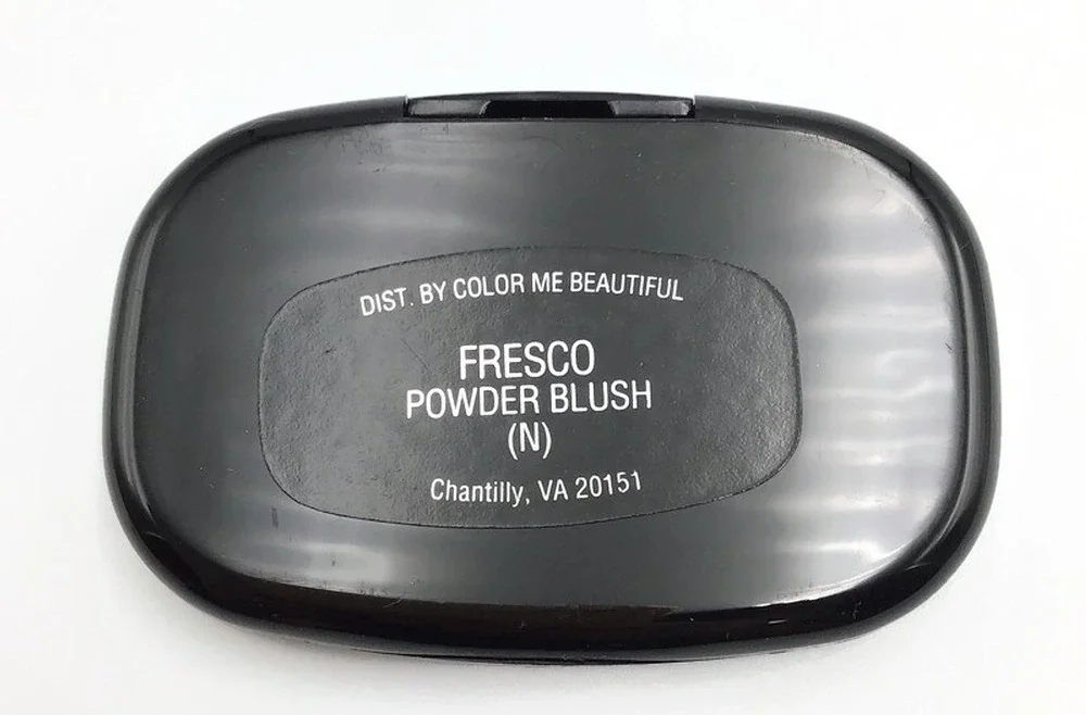 Color Me Beautiful FRESCO Pink Blush Compact .2 oz Vintage w/ Box